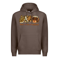 Coffee Peace Love Dachshund Premium Hoodie - Jasminsmagicworld