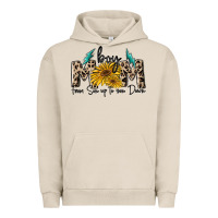 Pigment French Oak boy mom from son up to sun down Urban Hoodie - MaliasSmallBusiness