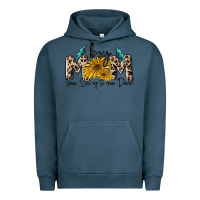 Pigment Midnight Navy boy mom from son up to sun down Urban Hoodie - MaliasSmallBusiness