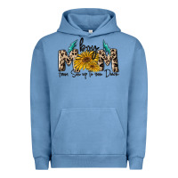 Pigment Pebble Blue boy mom from son up to sun down Urban Hoodie - MaliasSmallBusiness