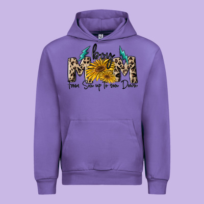 Boy Mom From Son Up To Sun Down Urban Hoodie Designed By Maliassmallbusiness