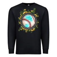 Black baseball gemstone sunflower Premium Sweatshirt - JahusDesignShop
