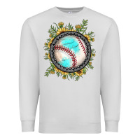 Dove Grey baseball gemstone sunflower Premium Sweatshirt - JahusDesignShop
