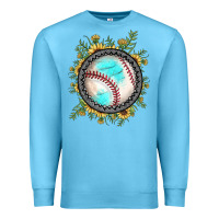 Ocean Blue baseball gemstone sunflower Premium Sweatshirt - JahusDesignShop