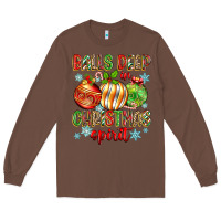 Chestnut balls deep in christmas spirit Long Sleeve Tee - Zillion Design Studio