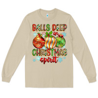 Mushroom balls deep in christmas spirit Long Sleeve Tee - Zillion Design Studio