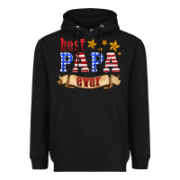 Black best papa ever Heavyweight Hoodie - HRA Design Shop