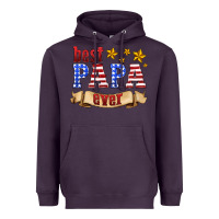 Plum best papa ever Heavyweight Hoodie - HRA Design Shop