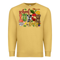 Antique Gold school lunch lady Premium Sweatshirt - AdoDesignShop