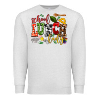 Oatmeal Heather school lunch lady Premium Sweatshirt - AdoDesignShop