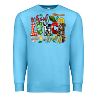 Ocean Blue school lunch lady Premium Sweatshirt - AdoDesignShop