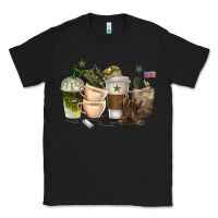 Black coffee cups army Classic Tee - texasbilliewilder