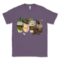 Lavender coffee cups army Classic Tee - texasbilliewilder
