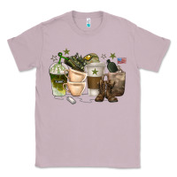 Lilac coffee cups army Classic Tee - texasbilliewilder