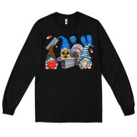 Black mri gnomes Long Sleeve Tee - Zillion Design Studio