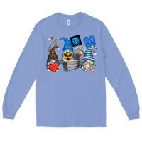 Colony Blue mri gnomes Long Sleeve Tee - Zillion Design Studio