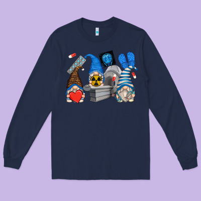 Mri Gnomes Long Sleeve Tee Designed By Zillion Design Studio