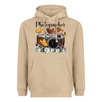 Mushroom photographer floral butterfly film roll vintage camera Heavyweight Hoodie - FaDigitalArtStudio