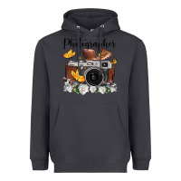 Smoke photographer floral butterfly film roll vintage camera Heavyweight Hoodie - FaDigitalArtStudio