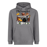 Photographer Floral Butterfly Film Roll Vintage Camera Heavyweight Hoodie | Teevron