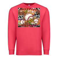 Cardinal baseball leopard cowhide sunflower Premium Sweatshirt - JahusDesignShop