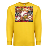 Lemon baseball leopard cowhide sunflower Premium Sweatshirt - JahusDesignShop