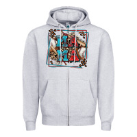Heather Grey baseball mama with leopard Zipper Hoodie - Zillion Design Studio