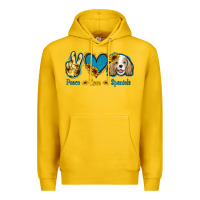 Lemon Peace Love Cocker Spaniel Premium Hoodie - Jasminsmagicworld