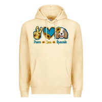 Pina Colada Peace Love Cocker Spaniel Premium Hoodie - Jasminsmagicworld