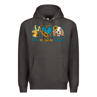 Smoke Peace Love Cocker Spaniel Premium Hoodie - Jasminsmagicworld