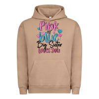 Pigment Burro pink or blue big sister loves you Urban Hoodie - MaliasSmallBusiness