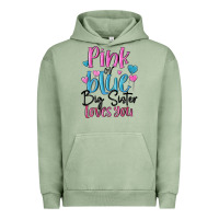 Pigment Oil Green pink or blue big sister loves you Urban Hoodie - MaliasSmallBusiness