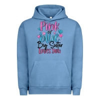 Pigment Pebble Blue pink or blue big sister loves you Urban Hoodie - MaliasSmallBusiness