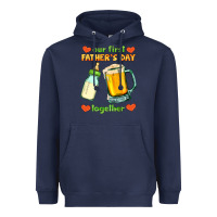 Navy our first father's day together Heavyweight Hoodie - HRA Design Shop