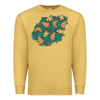 Antique Gold christmas gingerbread cookies patch Premium Sweatshirt - BundleAndBundleShop