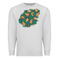 Dove Grey christmas gingerbread cookies patch Premium Sweatshirt - BundleAndBundleShop