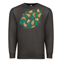 Smoke christmas gingerbread cookies patch Premium Sweatshirt - BundleAndBundleShop