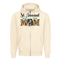 Sandshell western st. bernard mom Zipper Hoodie - RanaPortraitStore