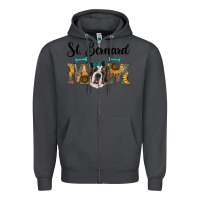 Smoke western st. bernard mom Zipper Hoodie - RanaPortraitStore