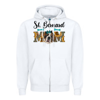 White western st. bernard mom Zipper Hoodie - RanaPortraitStore