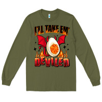 Army Green i will take em deviled Long Sleeve Tee - AdoDesignShop
