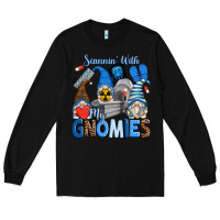 Black scannin' with my gnomies Long Sleeve Tee - Zillion Design Studio