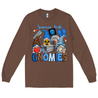 Chestnut scannin' with my gnomies Long Sleeve Tee - Zillion Design Studio