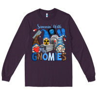 Plum scannin' with my gnomies Long Sleeve Tee - Zillion Design Studio