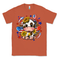 Copper cute cow fourth of july Classic Tee - texasbilliewilder