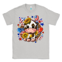 Moon Dust cute cow fourth of july Classic Tee - texasbilliewilder