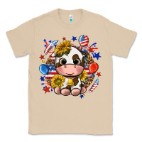 Mushroom cute cow fourth of july Classic Tee - texasbilliewilder