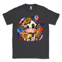 Smoke cute cow fourth of july Classic Tee - texasbilliewilder
