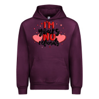 Mauve Wine i'm yours no refunds Urban Hoodie - MaliasSmallBusiness