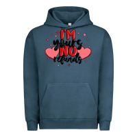 Pigment Midnight Navy i'm yours no refunds Urban Hoodie - MaliasSmallBusiness